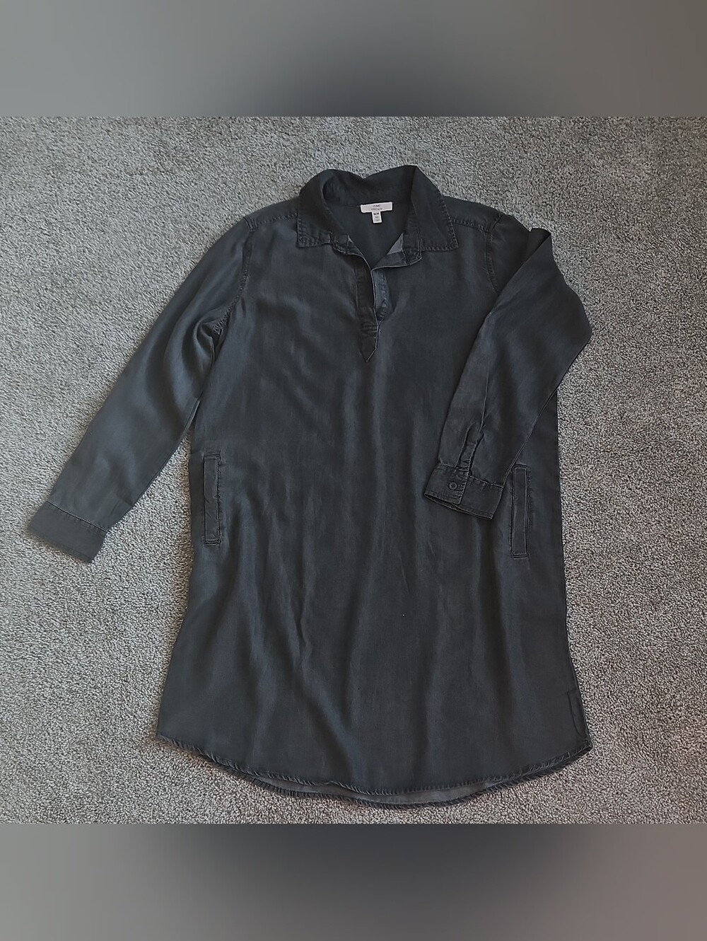 Como Vintage Black Pullover Shirt Jacket